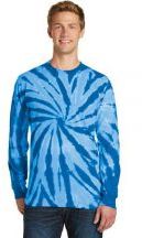 Port & Company Adult Unisex Tie-Dye Long Sleeve 5.4-ounce 100% cotton T-shirt